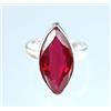 Berillo Bixbite Rosso Smeraldo 16.65 CT Naturale Taglio Marchesa Gemma Anello No