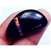 HARSHJ_0 Australiano Naturale Onice Nera Opale Doppietto 17.00 KT Loose Gemma ~ Omaggio