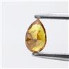 NATURAL ROSE CUT DIAMONDS Diamante Naturale Champagne 0.20 CT A Forma Di Perla Taglio Brillante Sciolto
