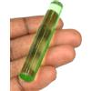 60 KT Cilindrico Verde Topazio Loose Gemma Naturale Certificato