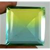 Brasiliano Bi-Colore Tormalina 87.80 KT / 30 MM Taglio Quadrato Gemma