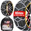 Bottari Italy Bottari 68006: Catene neve Master 16 mm - Taglia 245 - Speciale per furgoni, fuoristrada, veicoli commerciali e 4x4. Omologate TUV e GS Onorm.