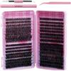 CUEMOON 640 Pezzi Ciglia Finte Extension Ciglia, 30D-40D-50D Curl Ciglia Finte Ciuffetti, 9-16mm Kit di Extension per Ciglia, DIY Eyelash Extension per Ragazze e Donne Principianti