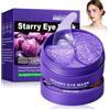 Waymaytecy 60 Pezzi Patch Occhi con semi d'uva e Collagene, 30 Paia Cuscinetti per Gli Occhi Contro gli Occhiaie, Umidazione Stretta, Patch Borse in Gel Cura Contorno Occhio per Uomo e Donna