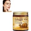 XUSHAOLUN Crema al collagene di lumaca per il viso, lozione riparativa idratante a lunga durata, balsamo viso anti-invecchiamento rassodante e illuminante, cura quotidiana nutriente per la pelle secca (1PCS)