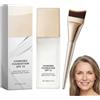 TruuMe Fondotinta Adattivo over 50-30ML，Adaptive Foundation SPF 15 con spazzola | Cura Anti-Age, Fondotinta smart a cambio colore automatico per tutti i tipi di pelle, sicuro per l'uso quotidiano.