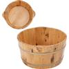 Suvnlsy Vasca da bagno in legno, per pedicure, relax, benessere, a casa, massaggio, in legno per la circolazione sanguigna, bellezza, adatta per adulti, spa, pedicure (36,5 x 18 cm)