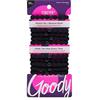 Goody Ouchless Forever - Elastici per capelli, 10 ct, colore nero, non danneggiano i capelli, 3 elastici più forti, forma stabile, nucleo interno a 16 fili, accessori per lo styling per donne e uomini