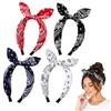 DONFORTLY Fascia elastica vintage Paisley per capelli rockabilly antiscivolo
