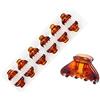 AORUEY Fermagli Per Capelli 12Pcs Mini Tromba Tornante Plastica Cartone Animato Piccolo Artiglio Clip Gioielli Grab Clip Accessori Per Capelli Copricapo Regalo Dell'Hotel