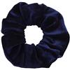 Mytoptrendz® Large Soft Luxurious Velvet Scrunchie Ponytail Holder Hair Tie Hair Bobble (Navy blue Plain)