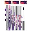 PetalPulse 3 Pezzi Tinta Per Labbra Peel Off, Lip Tint Peel Off Opaco, Effetto Tatuaggio Labbra, Colore Ad Alta Pigmentazione, Finish Opaco Matte