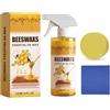 YULTHA 1 Pieza Spray Cera Per Legno, Include Spugna E Panno, Ripristina La Brillantezza E Rimuove I Graffi, Per Pavimenti E Mobili In Legno