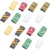 OKUMEYR 15 Pezzi Anelli per Dreadlocks Colorato Decorativi e Leggeri, Tubi per Chioma e Extension, Accessori per Trecce e Acconciature Africane Colore Casuale