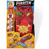 PIRATIX ADVENTURE WORLD Piratix Beast Fortress Kraken - Fortezza a forma di mostro polpo. Libera il piratix, rivela il personaggio in piscina e nutre la bestia. Contiene Playset, figura Color Reveal esclusiva, accessorio