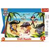 Trefl, Puzzle con Cornice, PAW Patrol, 15 Elementi, Gli amici di Paw Patrol, per Bambini da 3 anni