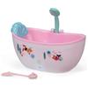 BABY born Vasca con luci e suoni per bambole 36 e 43 cm | Soffione doccia elettronico, effetti luminosi e sonori, spazzola per la schiena inclusa