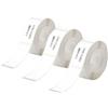AOERFASI 3 rotoli compatibili con nastri per etichette D30/P11, 12 x 40 mm. Etichette termiche autoadesive impermeabili portatili ideali per organizzare stoccaggio, gestione della casa, uso ufficio e altro