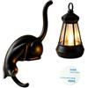 Generic Libreria lampada gatto 3D stampato LED Edge-Sitting Ornamenti | Scaffale per libri Lanterna Illuminazione Notturna per Casa Ufficio Scuola Studio Camera Lettore Insegnante Amanti del Libro