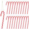 Annhao 30 Pezzi Decorazioni Albero di Natale, Annhao Plastica Candy Cane di natalizie per Attaccatura in Albero di Natale Wall Home Party Decorazioni Ornamenti (con Cordino)