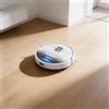 SageFurned Robot aspirapolvere automatico 3 in 1 e robot lavapavimenti efficiente, con molteplici modalità di pulizia, elettrodomestico silenzioso per peli di animali, bianco