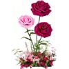 Generic Rose Artificiali Giganti, Fiori Decorativi Giganti, Fiori di Carta EVA con Telo Regolabili, per Feste di Compleanno Giardini Case Matrimoni Lauree Feste Vetrine di Negozi(D)
