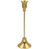 VORILO Candelabro contemporaneo in metallo con supporto per candela nordico per ambientazione romantica