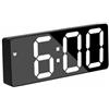 Generico Orologio Sveglia Datario Gh0712L Specchio Termometro Digitale Da Tavolo Lcd