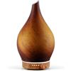 Porseme Diffusore di aromi 150ml,Vetro soffiato a mano,Silenzioso | Umidificatore Ultrasuoni, 7 LED che Cambiano Colore, senza BPA, Diffusore per Ambienti con Timer per casa,yoga (Caramel)