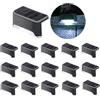 jindaaudio Luci Solari Esterno Gradini 16Pack Segna Passo Solare Led Bianca Fredda Luce Solare Scale Balcone Esterno Gradino