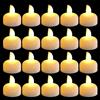 BYZESTY 36 lumini galleggianti a LED, candele galleggianti, candele a LED, impermeabili, candele a LED, senza fiamma, decorazione per piscina, bianco, per matrimoni e feste, vaso per piscina, spa