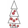 Spetebo Albero di Natale in metallo per decorazioni decorative, 77 cm, colore nero | Albero di Natale, abete di Natale, supporto per gioielli, albero dell'Avvento, albero di Natale, albero invernale artificiale