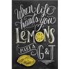 Sawfish® Targa in metallo vintage con scritta Make Gin And Tonic, 10 x 15 cm, 20 x 15 cm, 20 x 30 cm, 30 x 40 cm, ideale per pub capannone, bar, ufficio, casa, camera da letto, sala da pranzo,