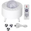 LIYJTK Lampada proiettore Trippiede a LED Star Sky Bluetooth Music RGBW Flood Light per decorazioni per la camera da letto per la casa