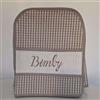 RICAMI FIORENTINI BALDI Copri-Bimby in 100% Cotone Ricamato - Copertura Antipolvere Lavabile per Bimby - Artigianale Made in Italy con Design Elegante. (Beige)