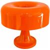 Generic Lampada da tavolo a LED a forma di fungo, stile vintage anni '70, arancione | Dimmer, 3 temperature di colore, controllo tramite cavo USB integrato, lampada da comodino e soggiorno