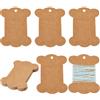 SUNNYCLUE 80 pezzo di Filo Da Ricamo Bobine di Cartone Supporto per Bobina di Filo Interdentale Bobina di Carta Kraft Cammello Cartone Spesso Nastro di Stoccaggio Carte Da Imballaggio per Filo Punto C
