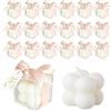 THUVIN 20 candele a bolle, candele profumate con scatole acriliche, nastri e etichette regalo, bomboniere per matrimoni, addio al nubilato, baby shower, feste di compleanno