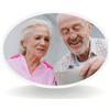 Bethel Foto Commemorativa in Ceramica Personalizzata per Lapide - Ritratto in Porcellana Impermeabile e Resistente ai Raggi UV - Placca Funeraria Decorativa per Cimitero o Urna 11x15 cm