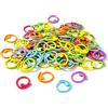 WJUAN 100 Pezzi Segnapunti Uncinetto, Design Spirale in Lega Zinco a 6 Colori, Verniciatura a Spruzzo, Adatto per Cucito e Lavoro a Maglia
