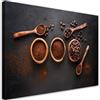 Feeby Quadro su Tela Non Tessuta - Stampa Su Tela - Chicchi di caffè per la cucina - 60x40 cm - Decorazione Murale - Moderno Soggiorno - quadri moderni soggiorno - poster