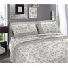 Tata Home Completo Letto Flanella Set Lenzuola Morbido Caldo Cotone Felpato Invernale Antipilling Fantasia (Dis.13 Rose Beige, Piazza Mezza)