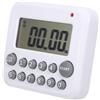 Zerodeko Timer Digitale da Cucina Magnetico Allarme Forte, Conto alla Rovescia | Schermo Lcd, Conto Avanti e Indietro, Promemoria per Scadenze e Attività, Struttura in Plastico