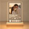 DPDP Spotify Personalizzata, Lampada Personalizzata con Foto Cornice per Foto, Idee Regalo Natale per Coppia, Regalo Anniversario per Lui Lei, Regali Valentino Originali per Amica