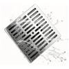 Generic Copri scarico for doccia quadrato, Filtro per capelli per scarico doccia | Sifone rotondo for scarico doccia, antiruggine, anti-intasamento a drenaggio rapido in acciaio inox(9cm)