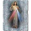 Holyart Quadri, stampe, codici miniati: Quadro in Legno Sagomato Gesù Misericordioso