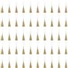 FuzlPnag 50 Pezzi Nappine Oro in Poliestere Mini Nappa,Mini Nappa per Decorazioni,Nappe Segnalibro,nappine fatte a mano.