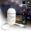 Byffoer Proiettore Galaxy 12 in 1 con luce notturna, proiettore cielo stellato regolabile a 360° per adulti, proiettore cielo stellato a LED con 12 dischi raffiguranti pianeti, proiettore da soffitto
