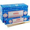 Anemone - Incenso premium SATYA - Bastoncini naturali e legnosi - Cofanetto da 15g (karma, 12 scatole)