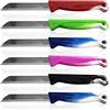 Pelbaikim Solingen Coltello da frutta, pelapatate, coltello multiuso in acciaio inox, coltello da cucina, set da 6 pezzi, multicolore